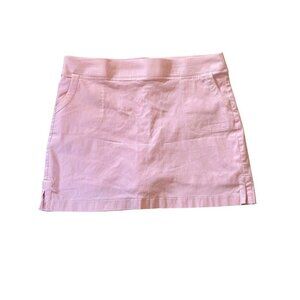 Crown & Ivy Women's Pink Striped Mini Skirt Size 14